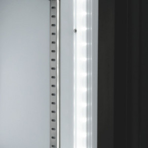 Kylskåp med positiv och negativ kyla - 2 glasdörrar - 820 L - Bartscher