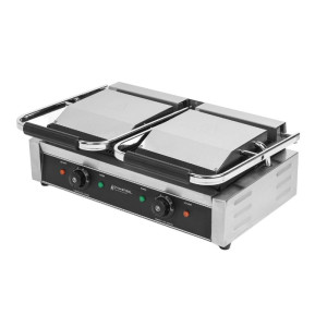 Grill Panini Double - Räfflade Plattor - Dynasteel