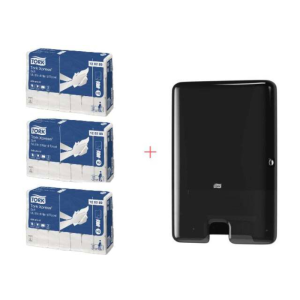 Starter Pack Distributör för Svarta Interfolierade Pappershanddukar och Avancerade Mjuka Interfolierade Pappershanddukar