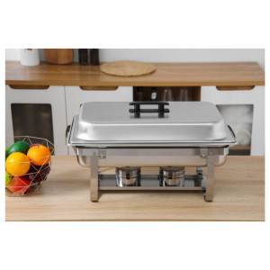 Chafing Dish 9 L - GN 1/1 Eco Dynasteel: pidä ruokasi lämpimänä