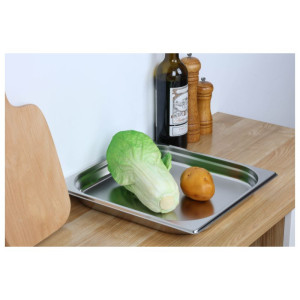 Bac Gastronorme GN 1/2 Ruostumaton teräs Dynasteel - 2 L, Syvyys 40 mm